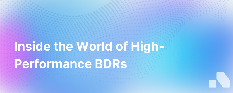 A Window Into The World Of Bdrs