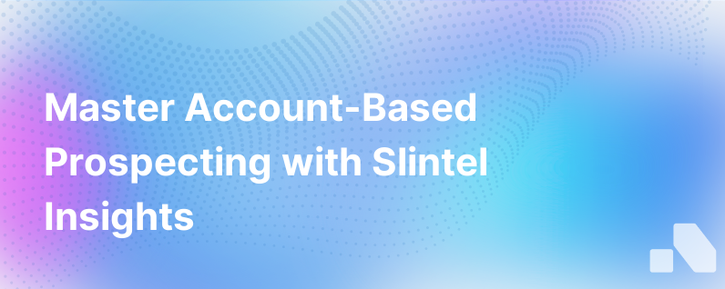 Account Based Prospecting Slintel