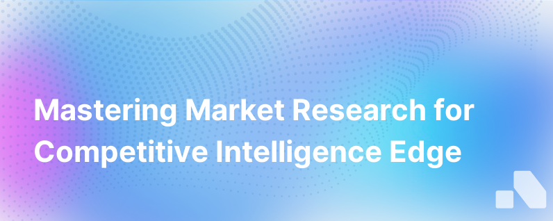 Competitive Intelligence Market Research