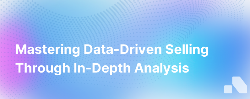 Foundations Of Data Driven Selling Analyze