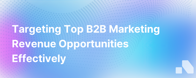 How To Target The Best B2B Marketing Revenue Opportunities