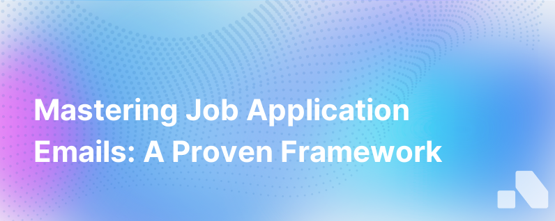 Job Application Email Framework