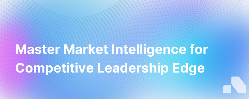 Market Competitive Intelligence Leader