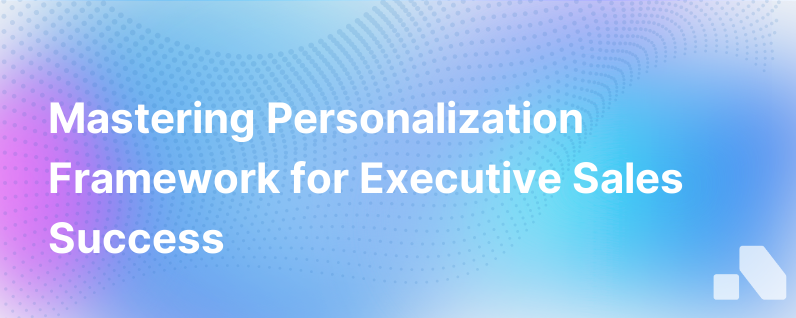Personalization Framework 2
