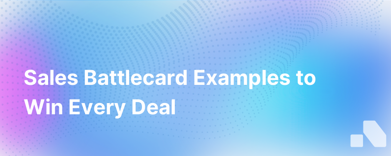 Sales Battlecard Examples