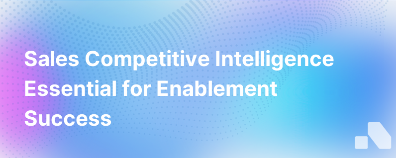 Sales Competitive Intelligence Enablement