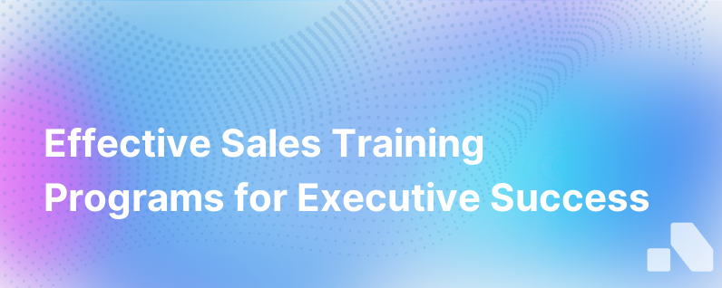 Sales Training Programs