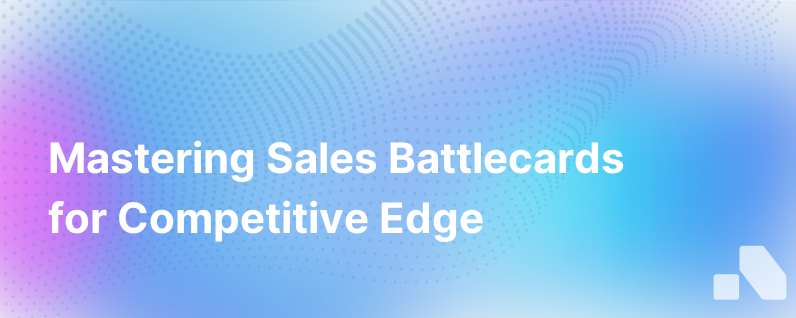 Use Sales Battlecards